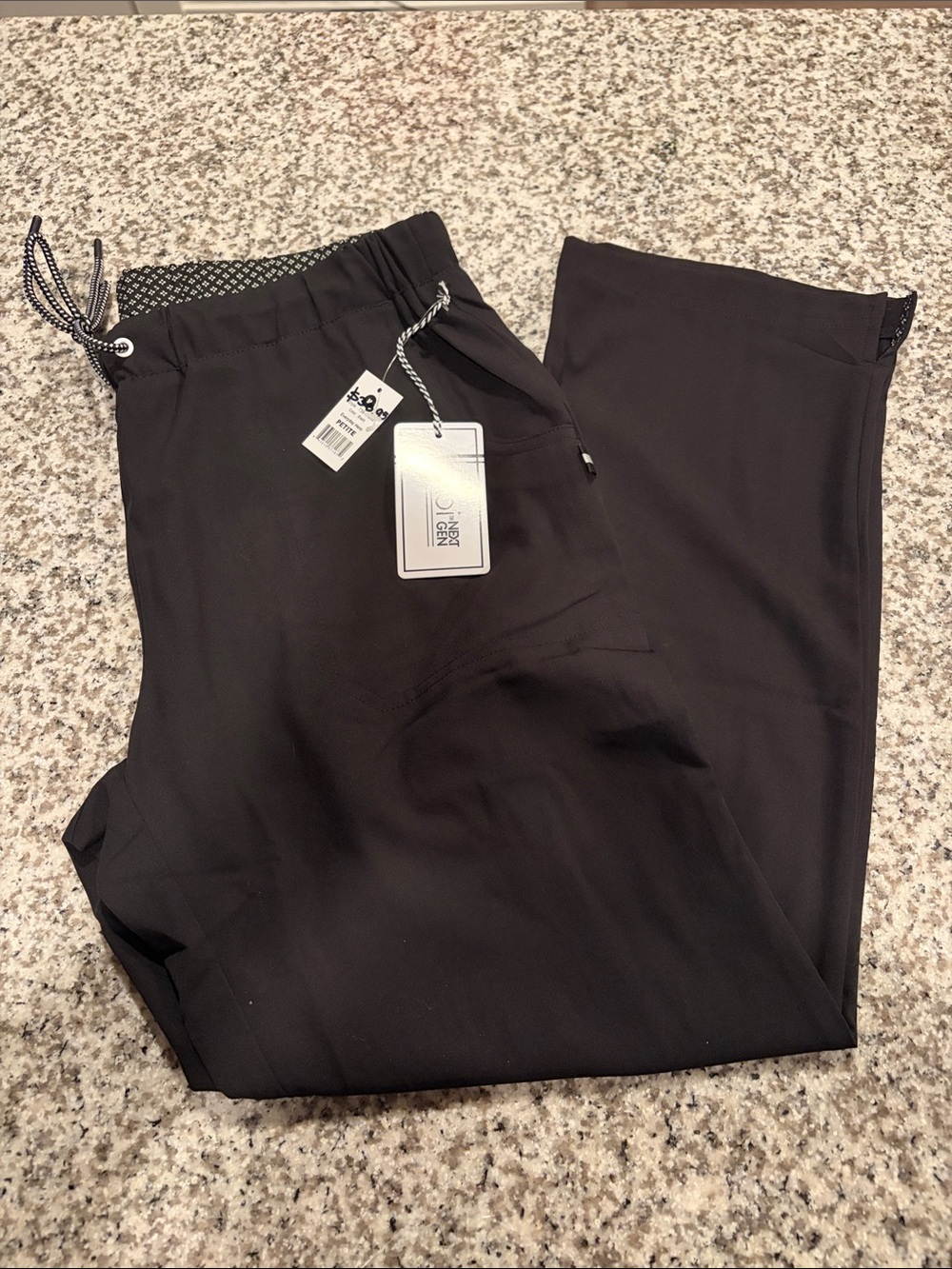 KOI SCRUB Black Performance Drawstring Pants